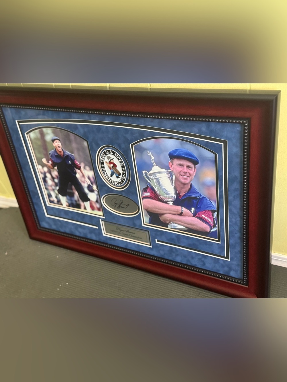 Payne Stewart Framed Photographs 1999 U.S. Open Championship